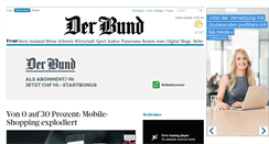 Desktop Screenshot of derbund.ch